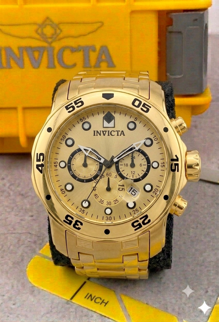 Reloj Invicta Pro Diver para hombre - 48 mm, Dorado (0074)