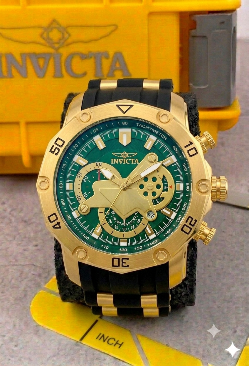 Reloj Invicta Pro Diver para hombre - 50mm. Negro, Verde (23425)