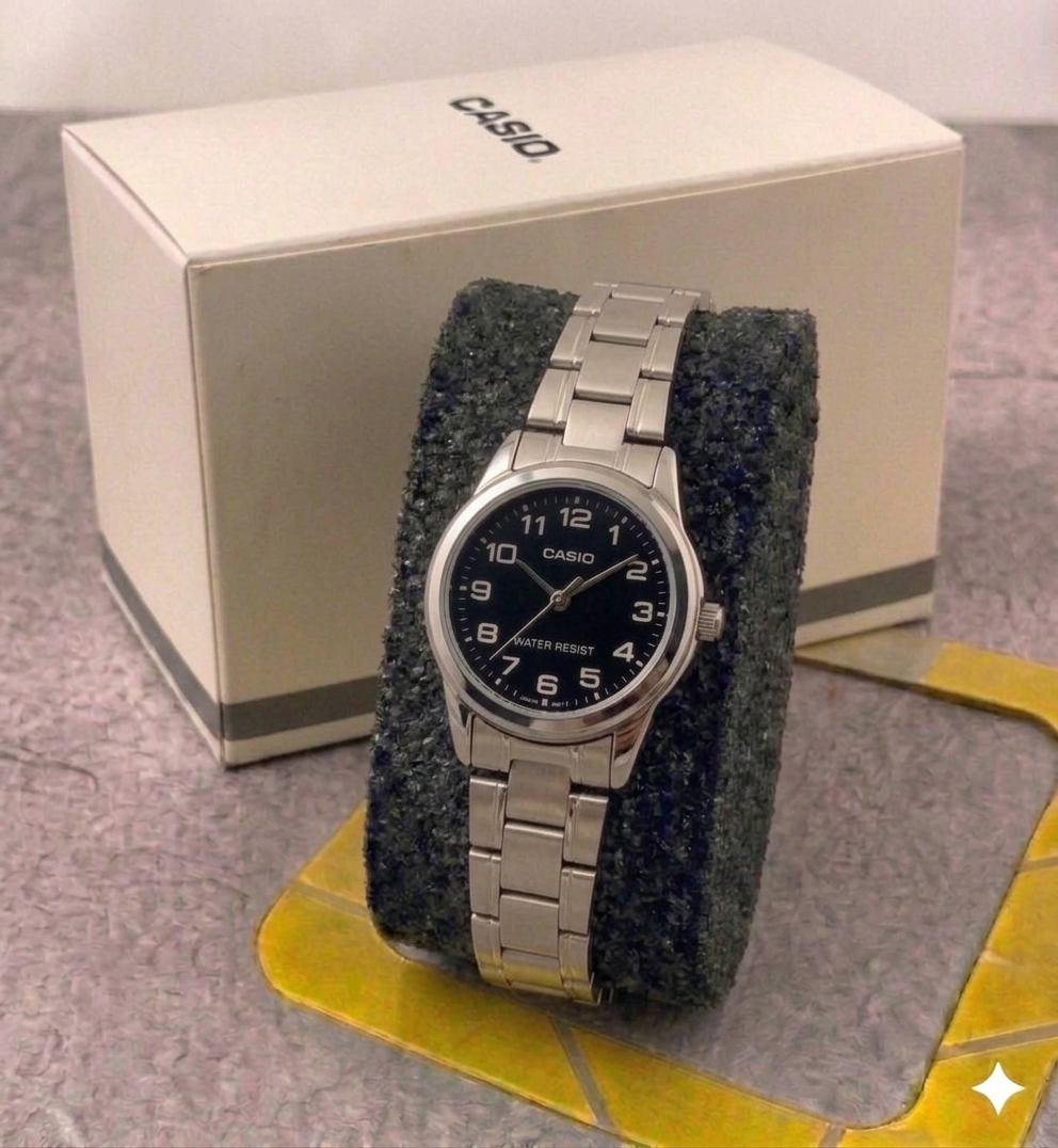 Reloj Casio Para Mujer Casual LTP-V001D-1B Negro