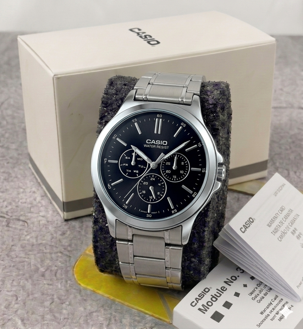 Reloj Casio Para Hombre MTP-V300D-1AVDF
