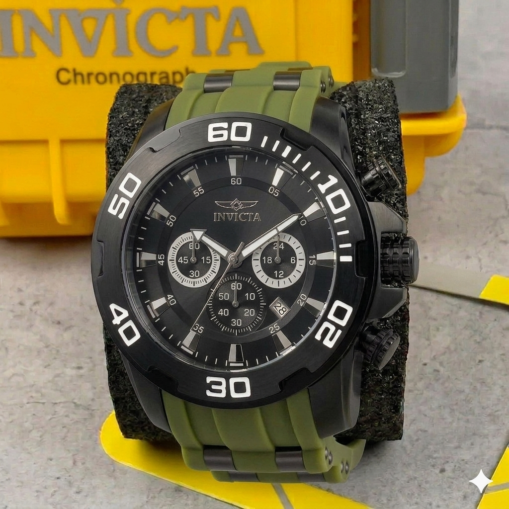 Reloj Invicta Pro Diver para Caballero - 50mm, Verde Militar (35399)