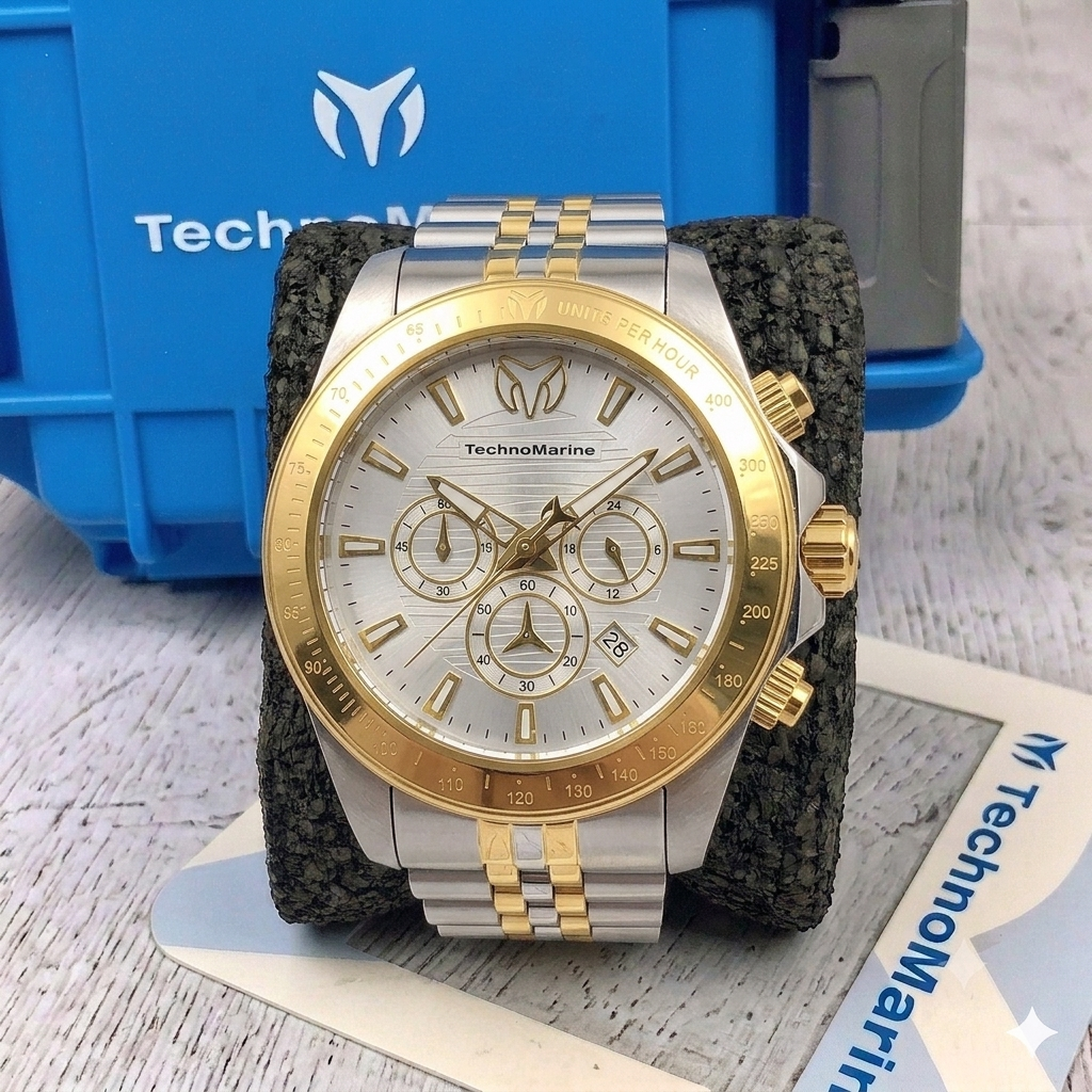 Reloj TechnoMarine Manta para hombre - 47 mm, acero (TM-220143)