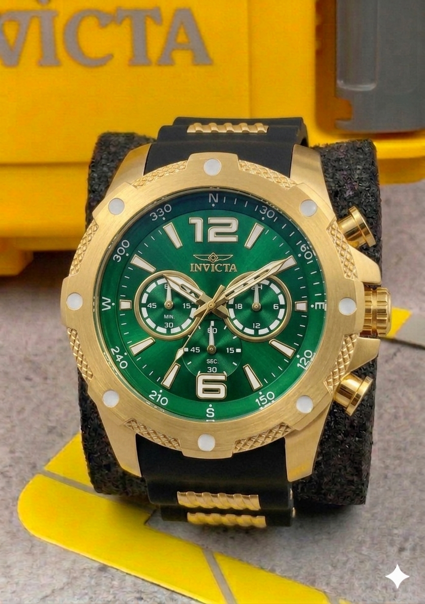 Reloj Invicta Force para hombre - 50 mm, Negro - Verde(19661)