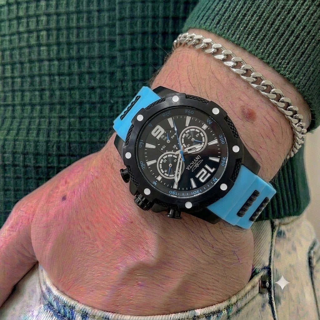 Reloj Invicta Force para hombre - 50mm Negro-Azul (43001)