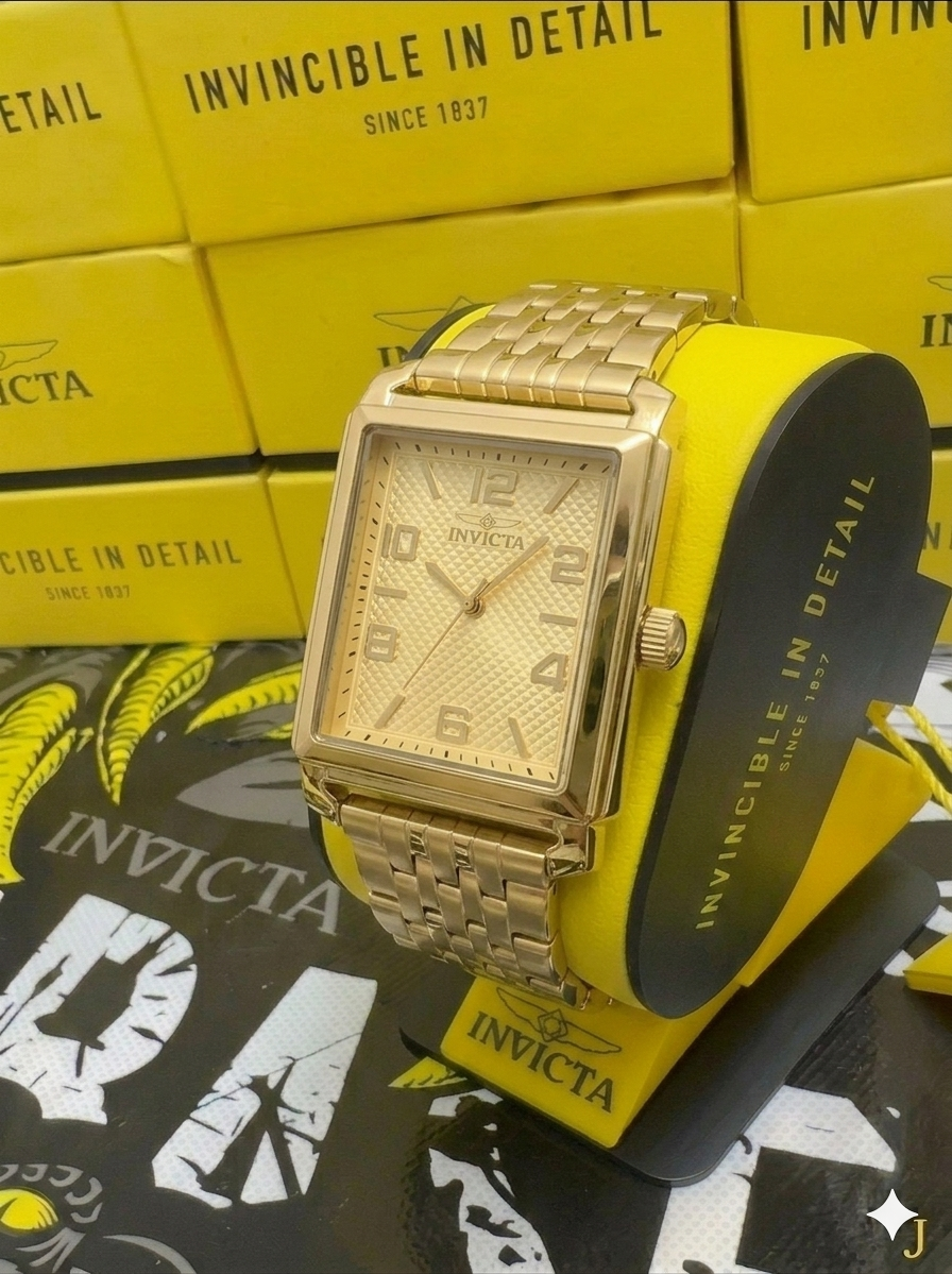 Reloj Para Hombre Invicta Vintage 46661 Dorado 33.5mm