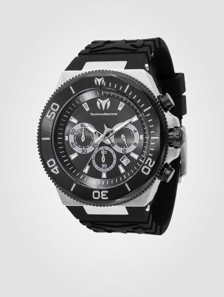 Reloj Technomarine Manta- 48mm, Ref(TM- 224014) Negro
