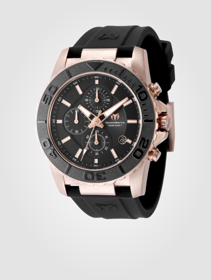 Reloj TechnoMarine Sea Grace para hombre - 45 mm, negro (TM-725002)
