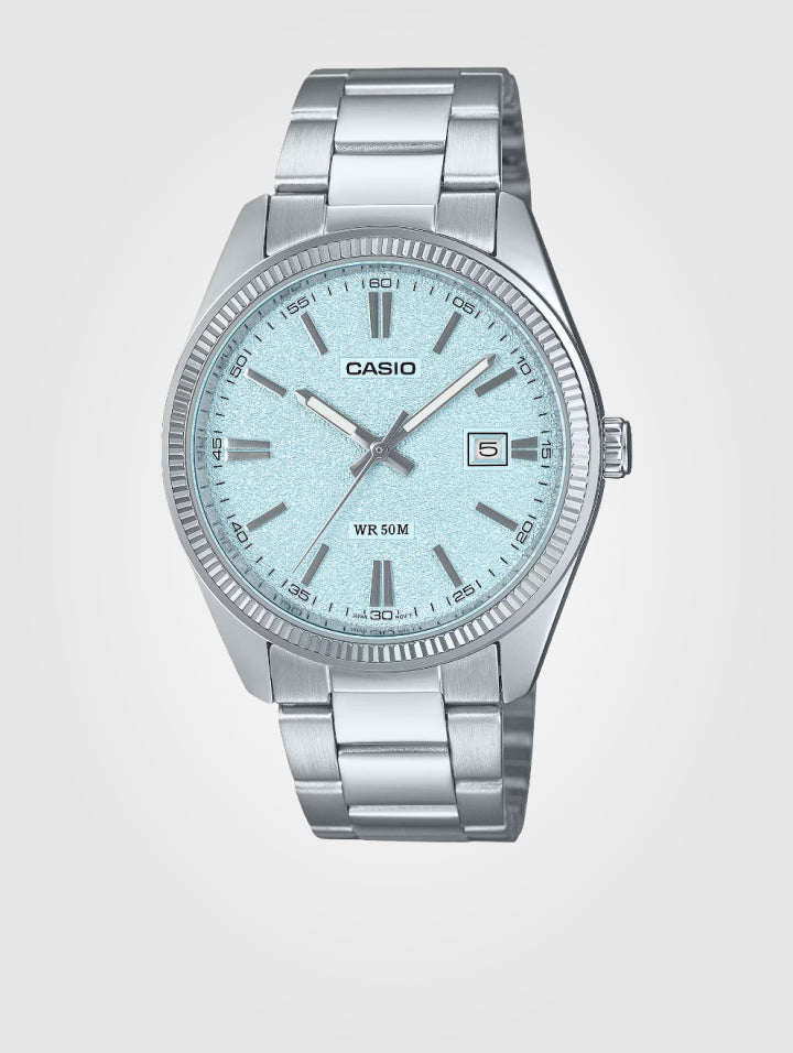 Reloj Casio MTP-1302DA-2A2VDF Plateado - Azul
