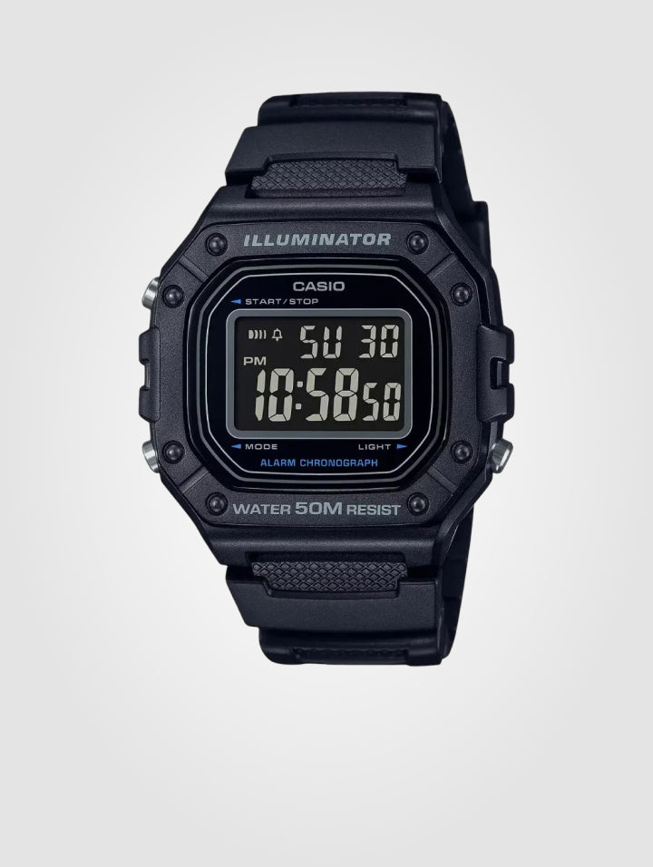 Reloj Casio Para Hombre Digital W-218HC-8AVDF - Negro