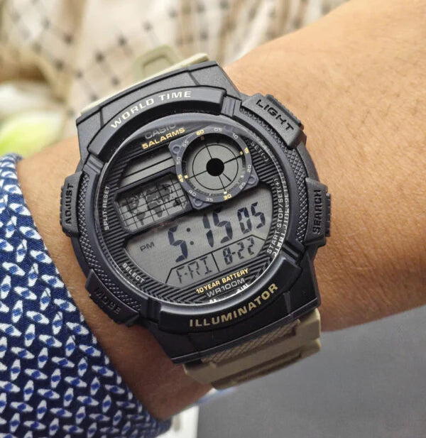 Reloj Casio Para Hombre AE-1000W-5AVDF - Militar