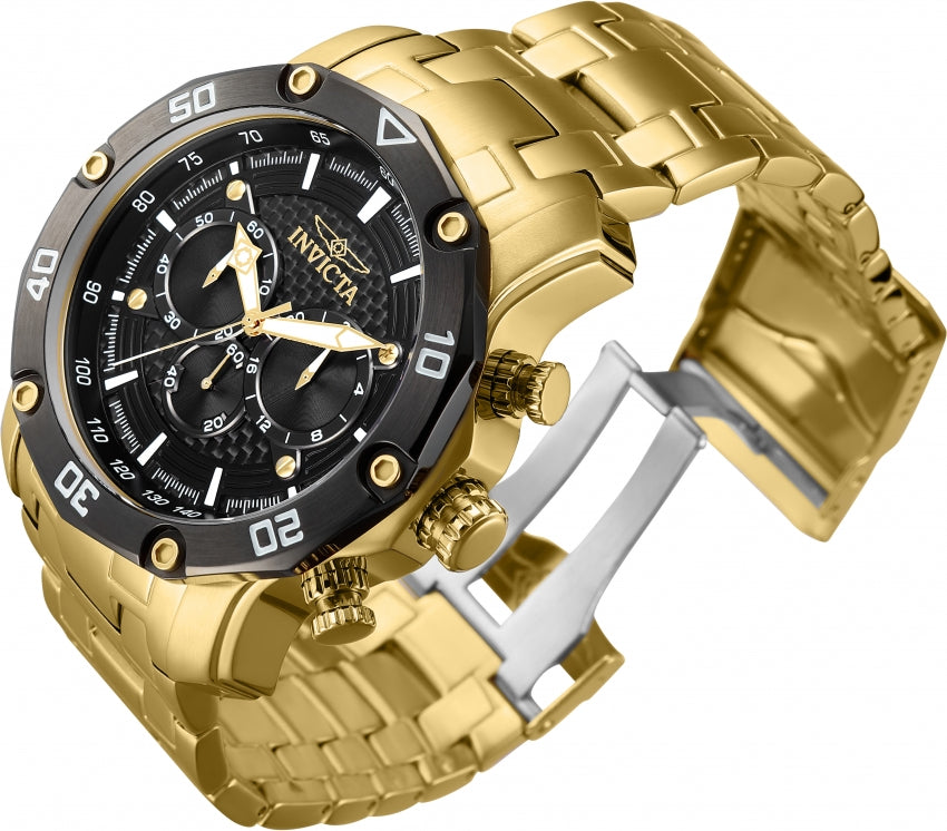 Reloj Invicta Pro Diver para hombre - 50 mm, Dorado. Negro (37725)
