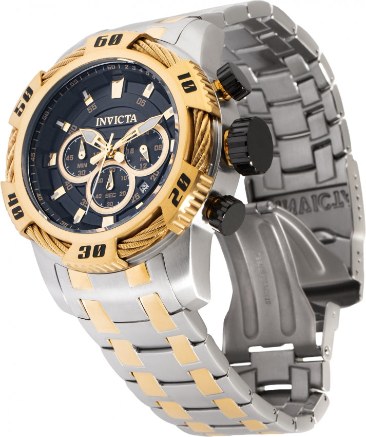 Invicta Speedway Ignition para hombre - 50 mm, dorado, acero (47116)