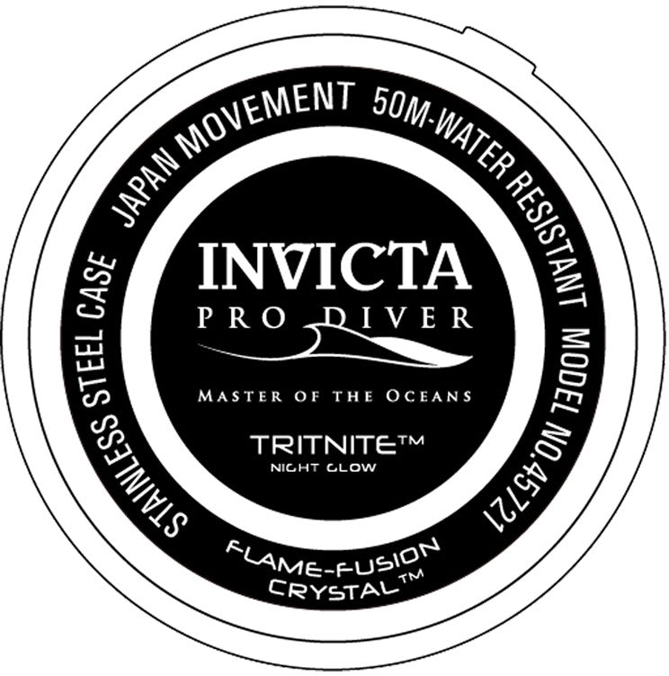 Reloj Invicta Pro Diver SCUBA- 48mm, Black (45721)