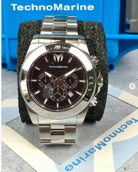 Reloj TechnoMarine Manta Grand para hombre - 47 mm, acero (TM-220125)