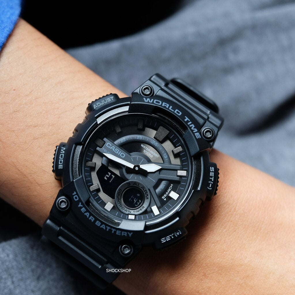 Reloj Casio Deportivo- AEQ_110W_1BVD