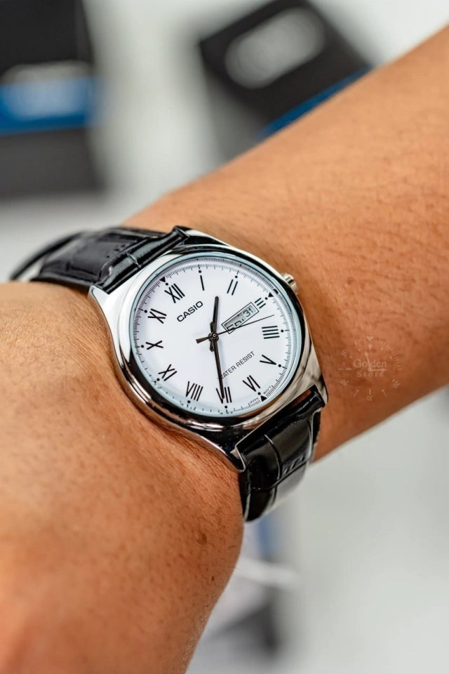 Reloj Casio MTP-V006L Cuero+ Perfume Khamrah Qahwa 100 ml