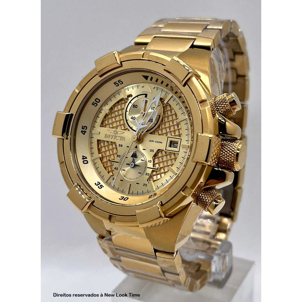 Reloj Invicta Aviator para hombre - 43 mm, Dorado (28122)