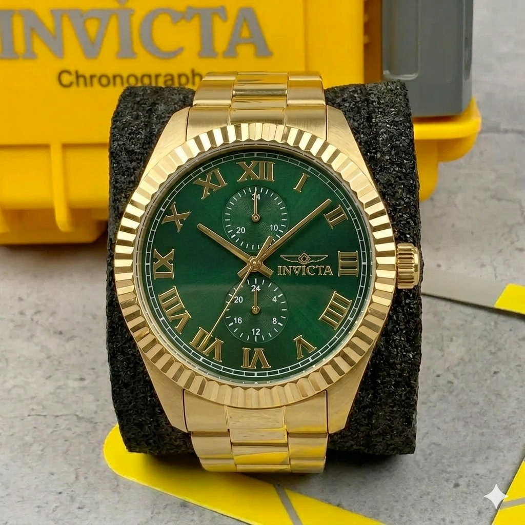 Reloj Invicta Specialty para hombre - 43 mm, Dorado. Verde (47430)