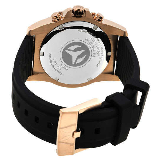 Reloj TechnoMarine Sea Grace para hombre - 45 mm, negro (TM-725002)