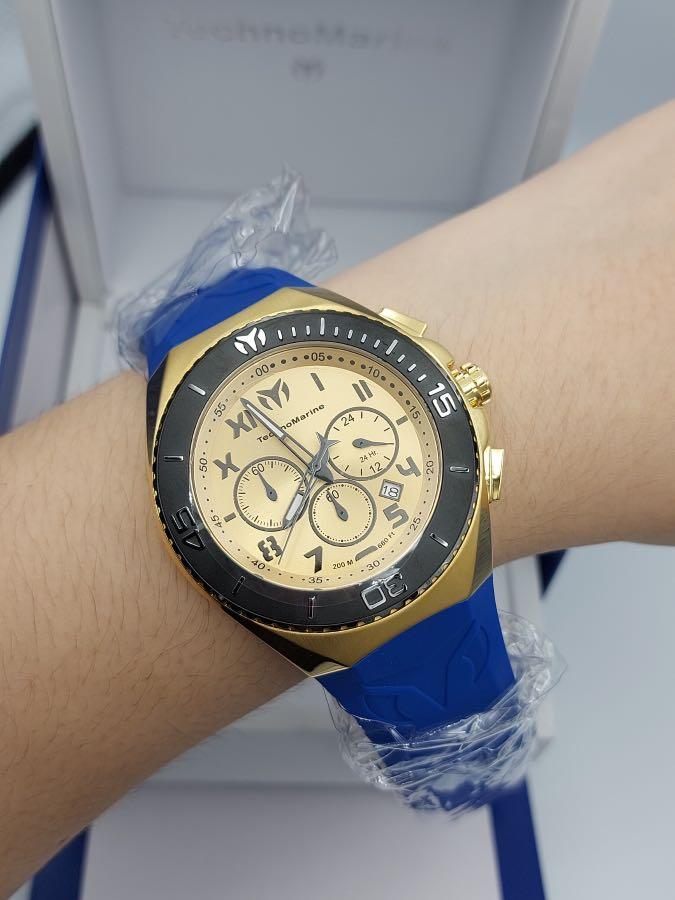 Reloj Technomarine Manta- 48mm, Ref(220018) Blue