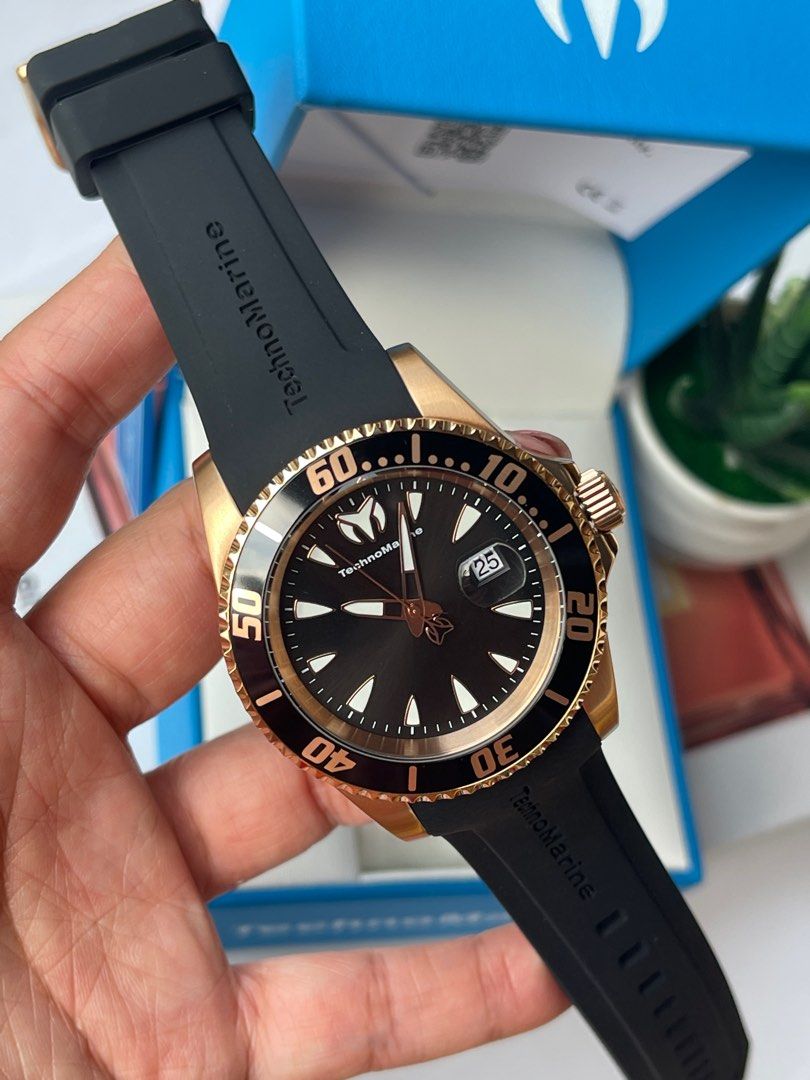 Reloj Technomarine Manta Tm-220116 Negro-Dorado