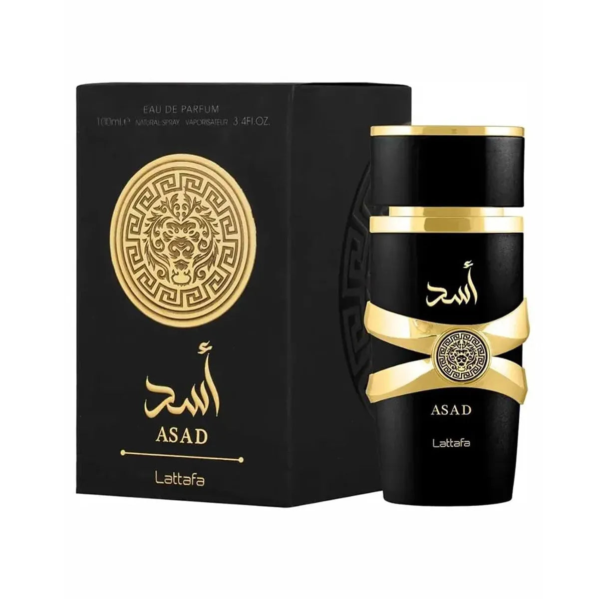 Reloj Casio Deportivo Negro W-216H + Lattafa Asad — 100 ml